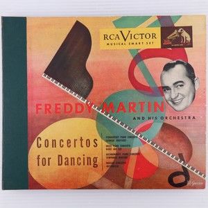 Freddie Martin - Concertos For Dancing - 4x 10" 78 rpm Record Book Set P-169